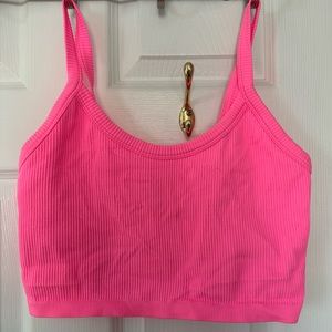 PINK CROP TOP